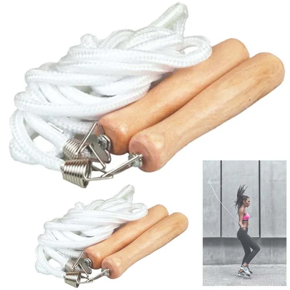 2PC Jump Rope 9Ft Workout Gym Speed Skipping Boxing Fitness Crossfit Exercise