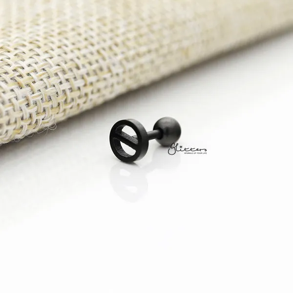 316L Surgical Steel Circle Barbell for Tragus, Cartilage, Conch, Helix Piercing and More