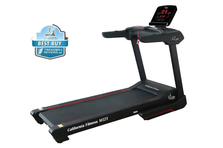 California Fitness Malibu 323T Folding Treadmill w/ TouchScreen (DEMO)