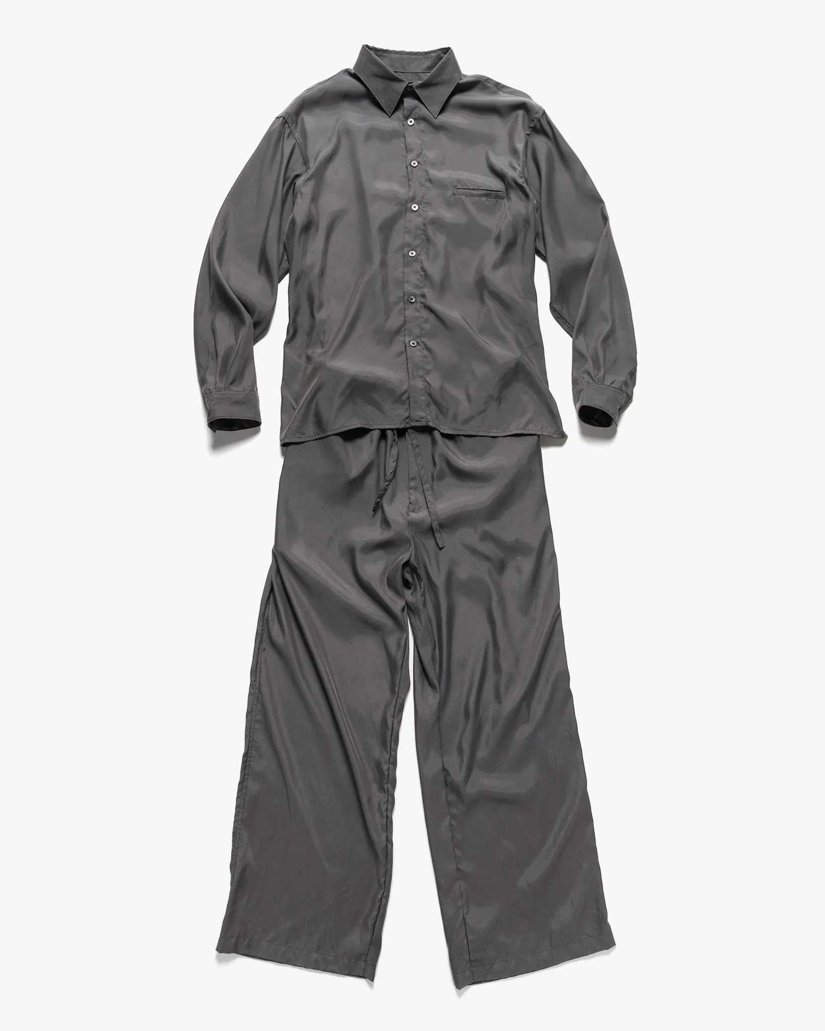 Cupro Jump Suit Grey