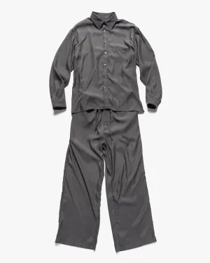 Cupro Jump Suit Grey