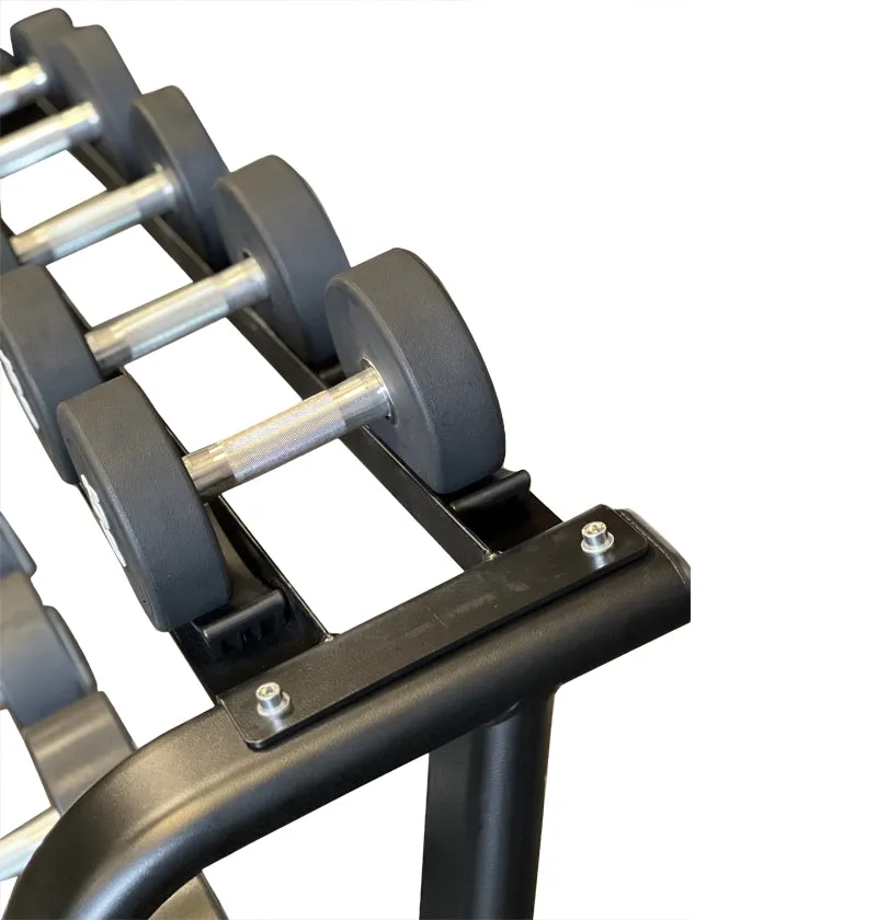 Dumbbell Rack with Saddles (for PRO Round Dumbbells)