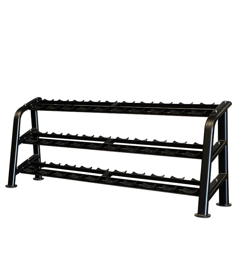 Dumbbell Rack with Saddles (for PRO Round Dumbbells)