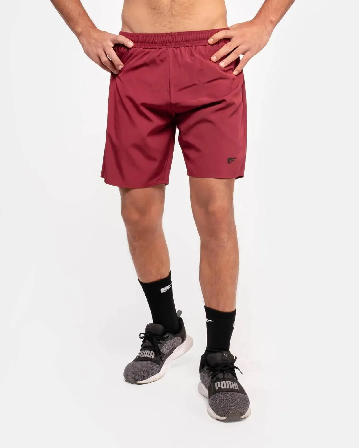 Elevate Shorts - Maroon
