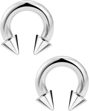 Ftovosyo PA Ring Internally Threaded Spike Circular Barbells Horseshoe Large Septum Ring Ear Gauges Earrings 2G 4G 6G 8G 10G 12mm/16mm 316L Surgical Steel Pierced Body Jewelry for Women Men Ftovosyo PA Ring Internally Threaded Spike Circular Barbells Horseshoe Large Septum Ring Ear Gauges Earrings 2G 4G 6G 8G 10G 12mm/16mm 316L Surgical Steel Pierced Body Jewelry for Women Men
