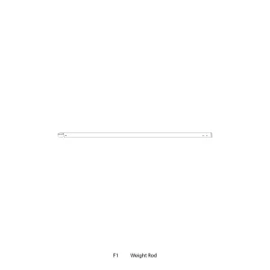 FTPG100TEX-GRY-Part F1 Weight Rod