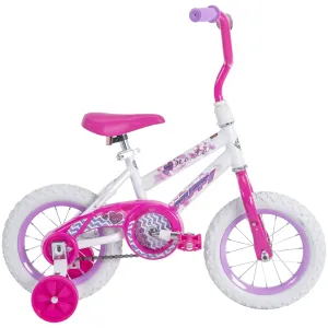 Huffy Sea Star Kids Bike, 12" Wheels, Kids Ages 3  Years, Child, White