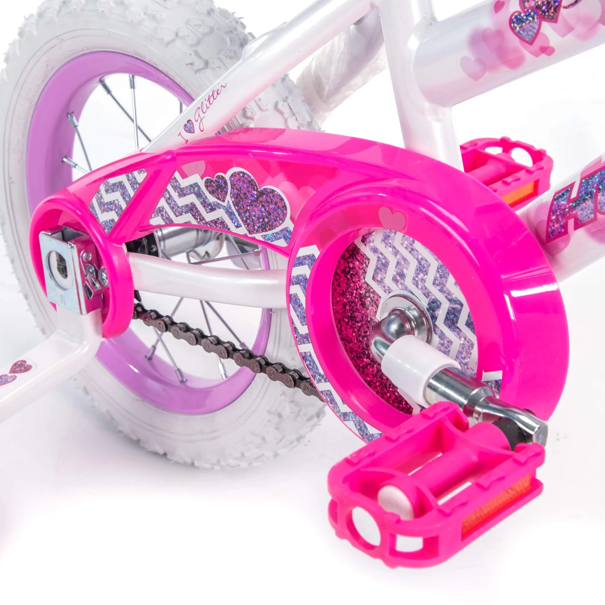 Huffy Sea Star Kids Bike, 12" Wheels, Kids Ages 3  Years, Child, White