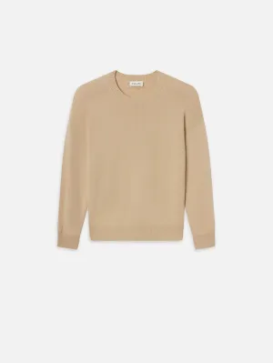 Light Weight Cashmere Crewneck -- Summer Beige