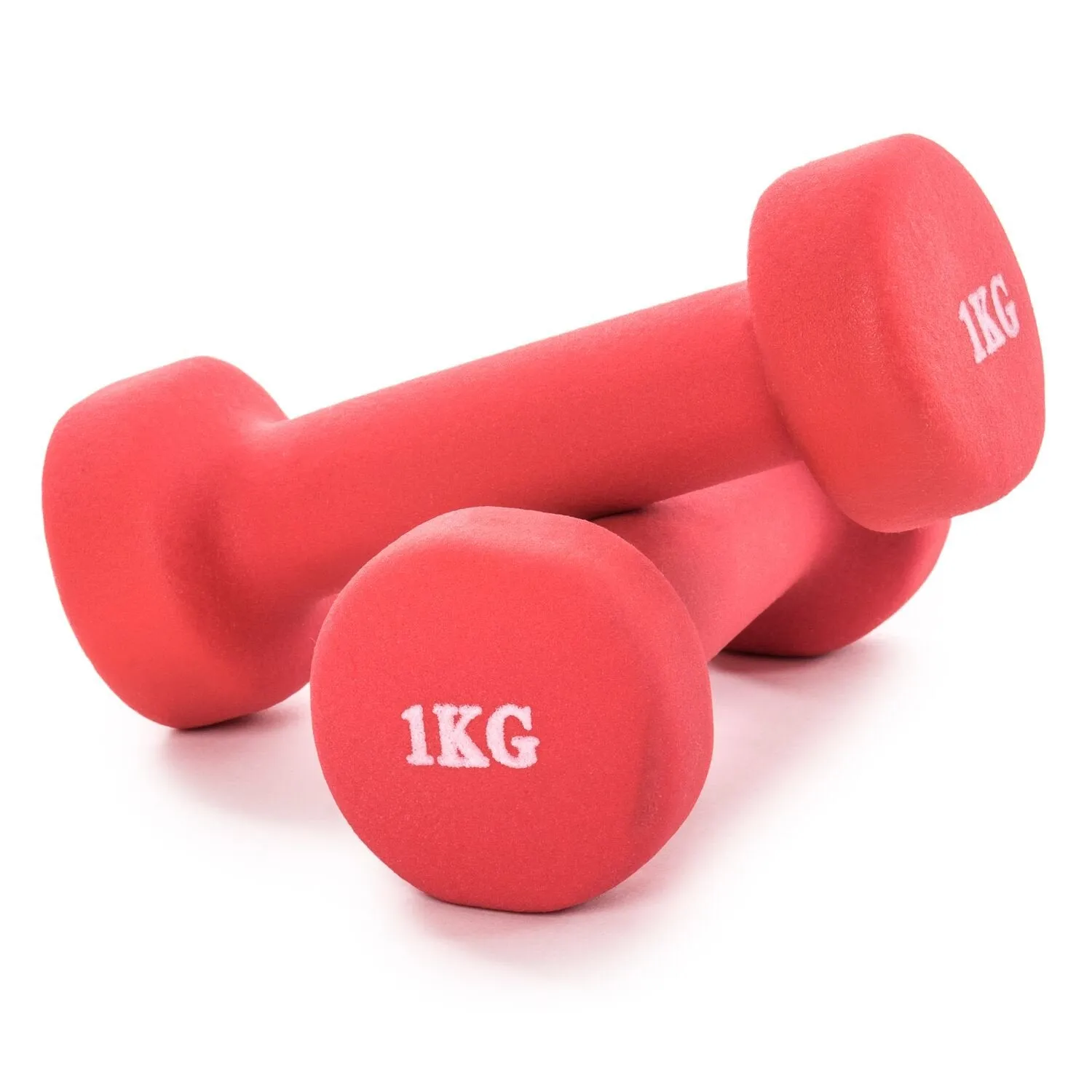 Pair of Aerobic Rubber Dumbbell