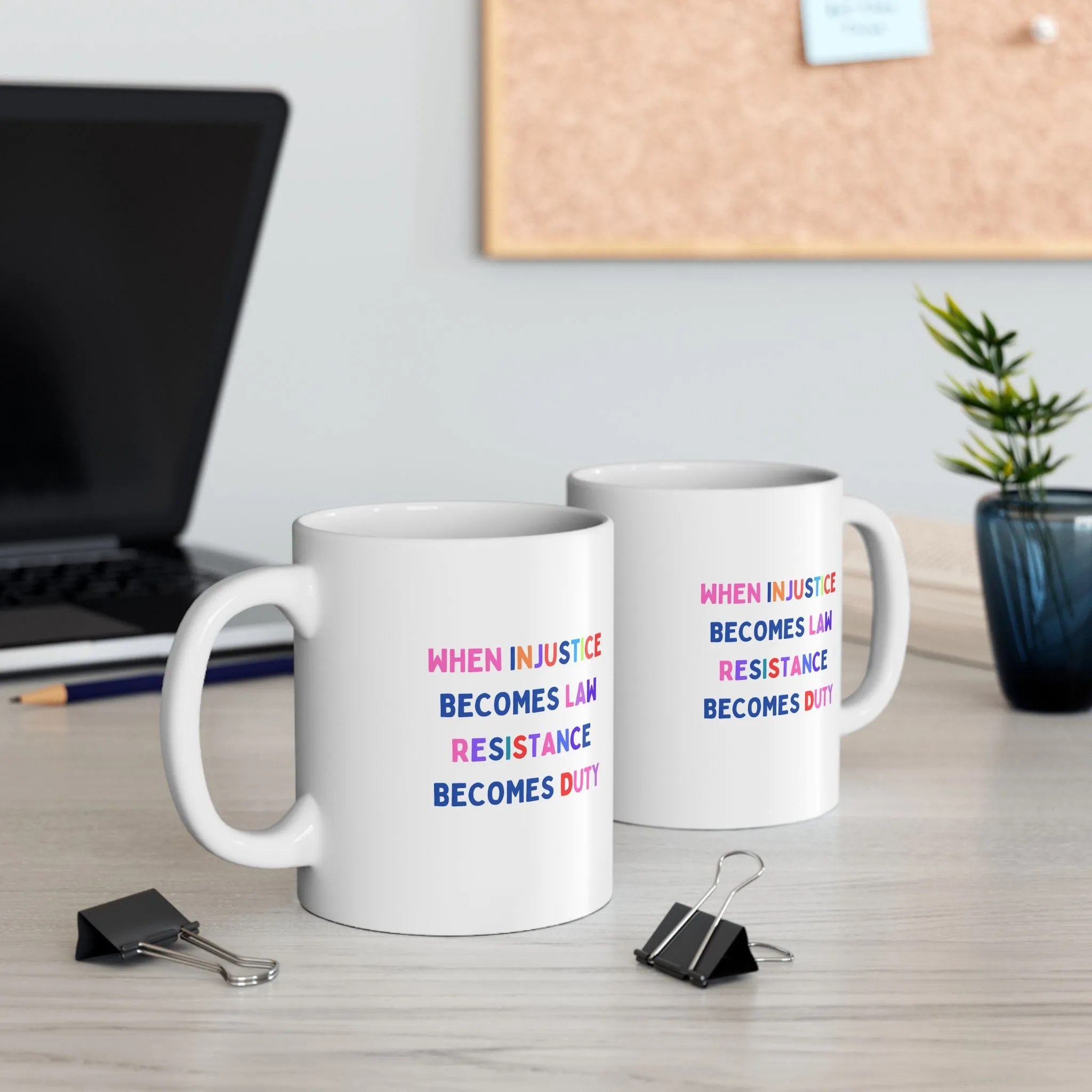 "Resistance" Ceramic Mug, (11oz)