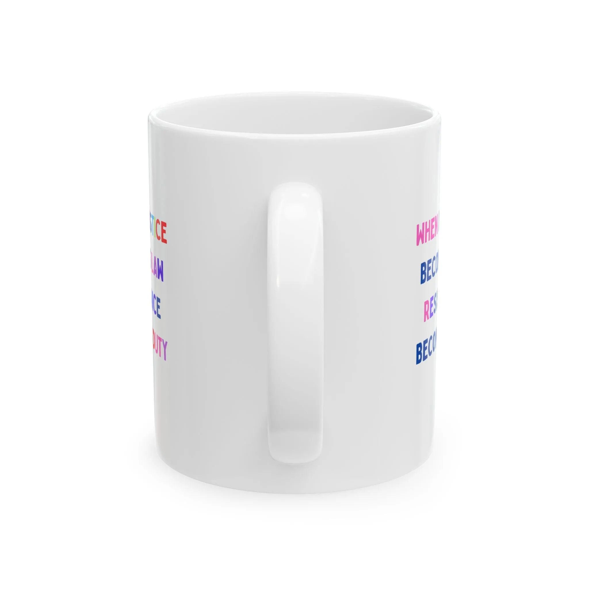 "Resistance" Ceramic Mug, (11oz)