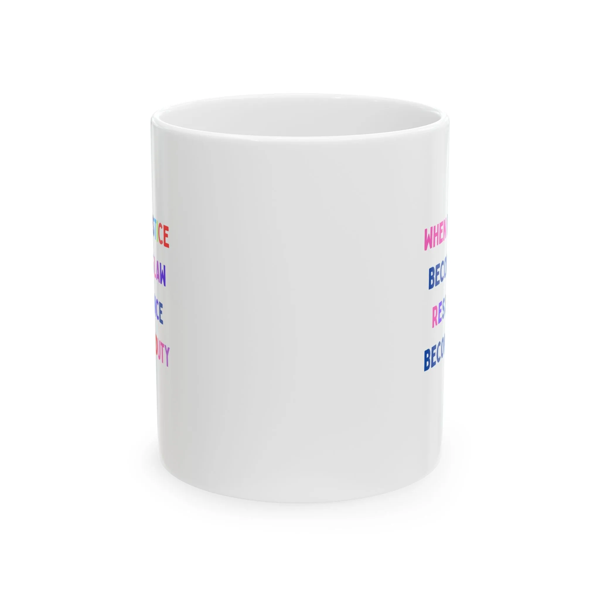 "Resistance" Ceramic Mug, (11oz)